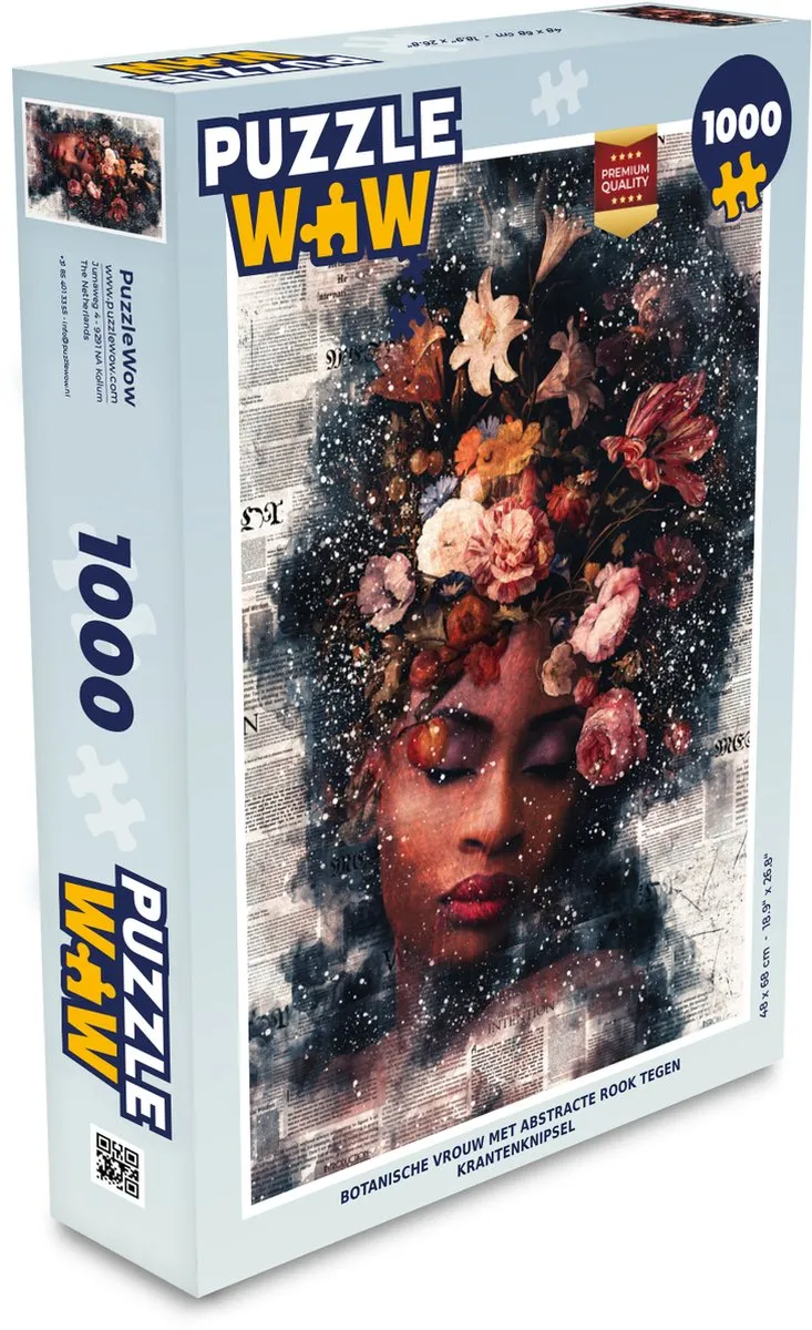 PuzzleWow Legpuzzel Bloemen 1000 Stuks