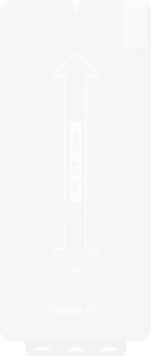 Samsung Galaxy A33 Tempered Glass Screenprotector - Transparant