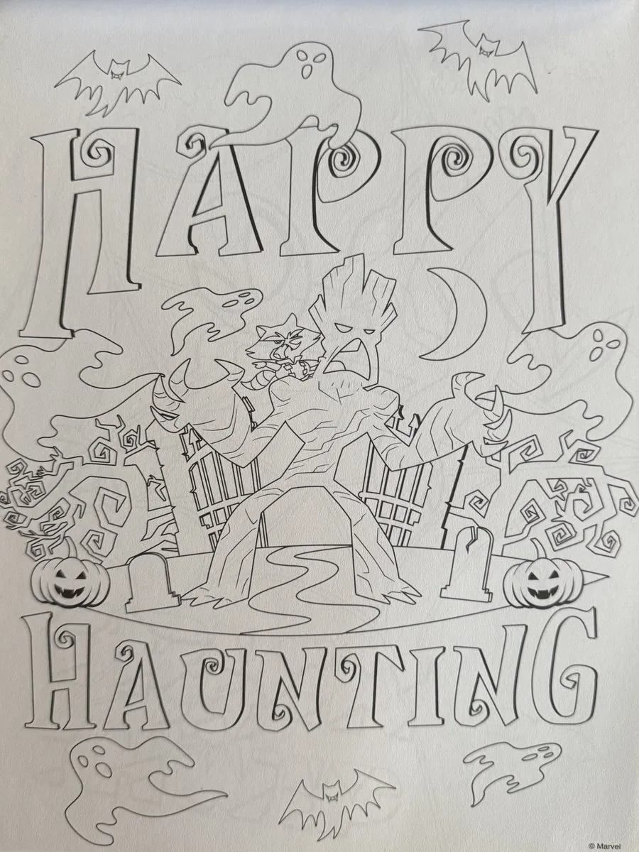 Marvel Happy Halloween Kleurboek Spiderman 16 Pagina's - 45 Stickers
