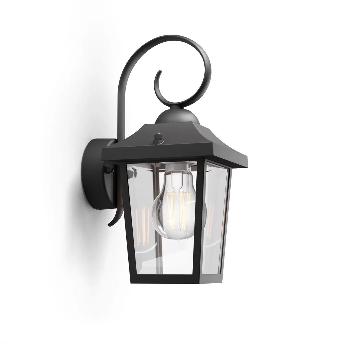 Philips Buzzard Buitenwandlamp - Zwart - afbeelding 6 van 6