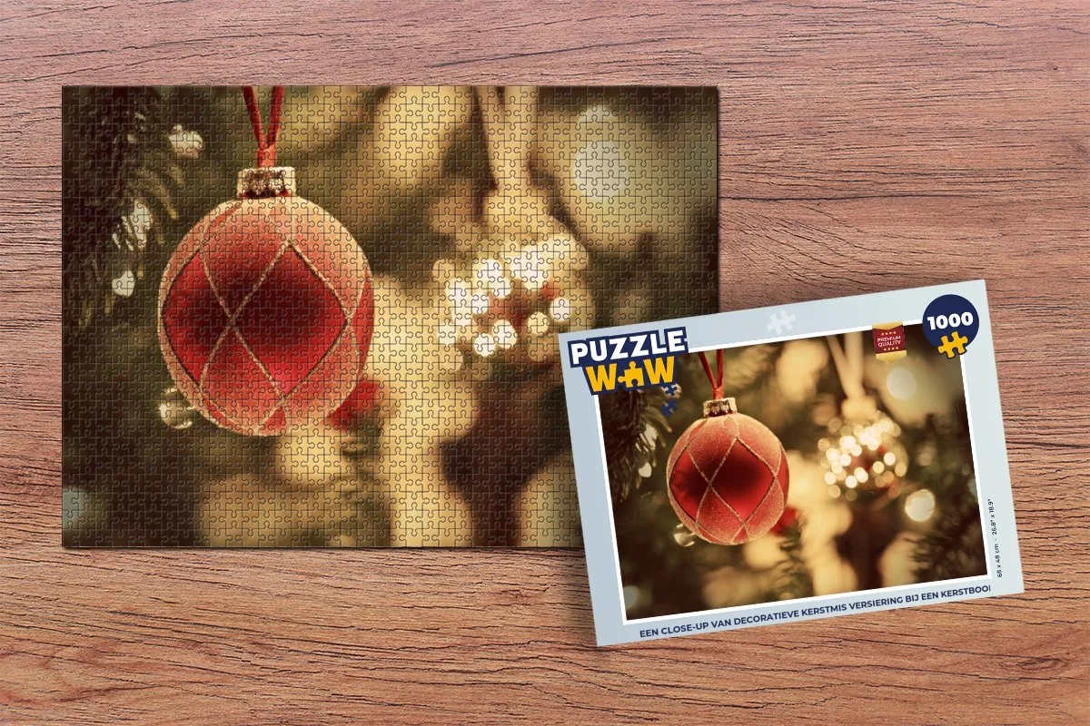 PuzzleWow Kerstpuzzel 1000 Stuks - Multicolor