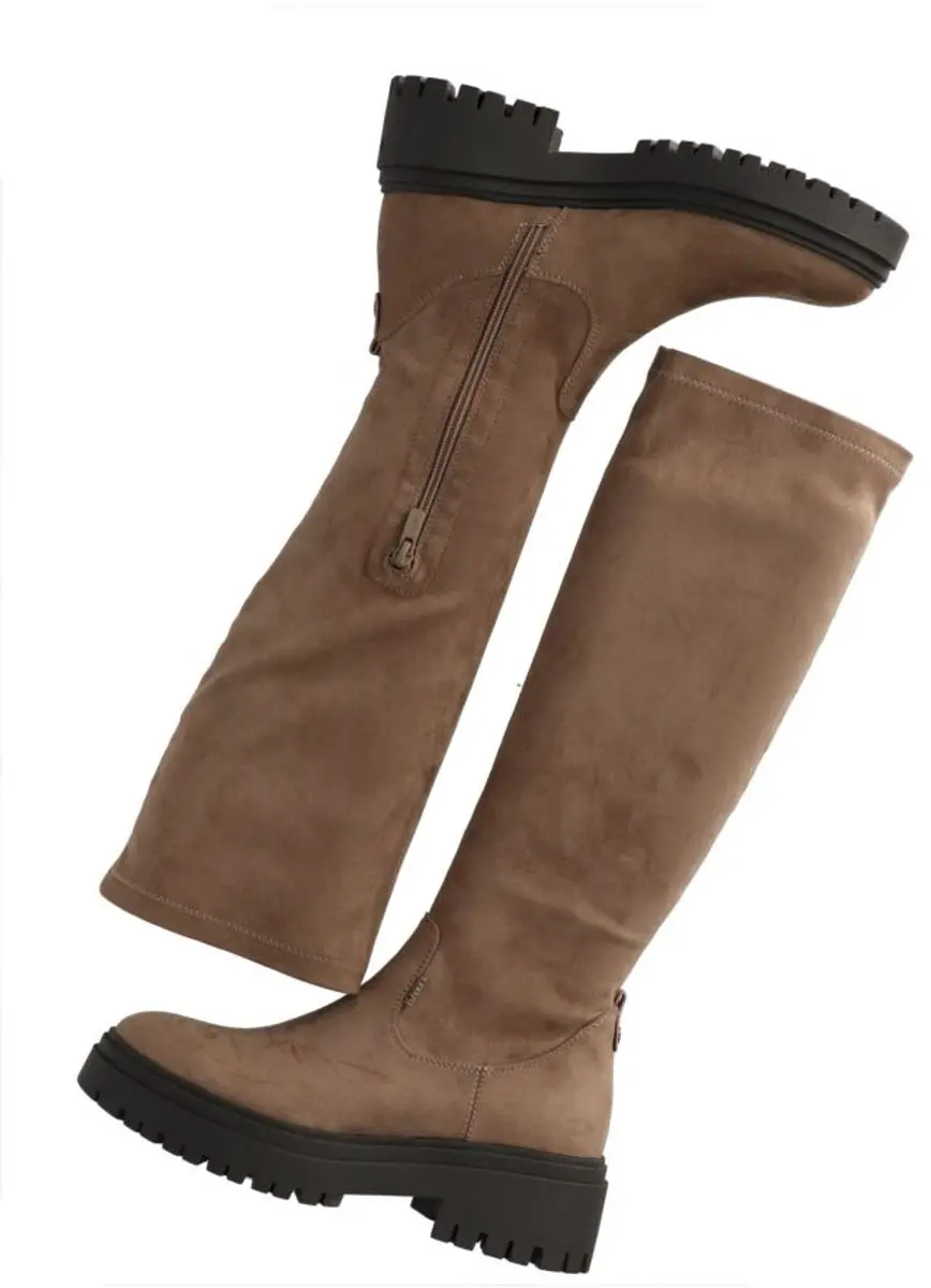 Mexx Phaedre Keto Hoge Laars - Donker Taupe - afbeelding 6 van 6