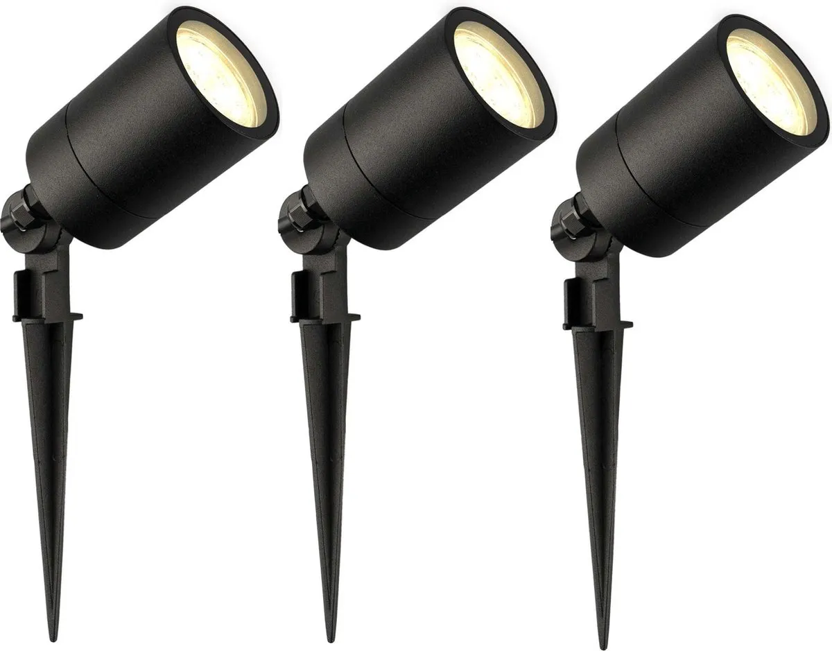 LEDVION 3x LED Prikspots 5W 2700K