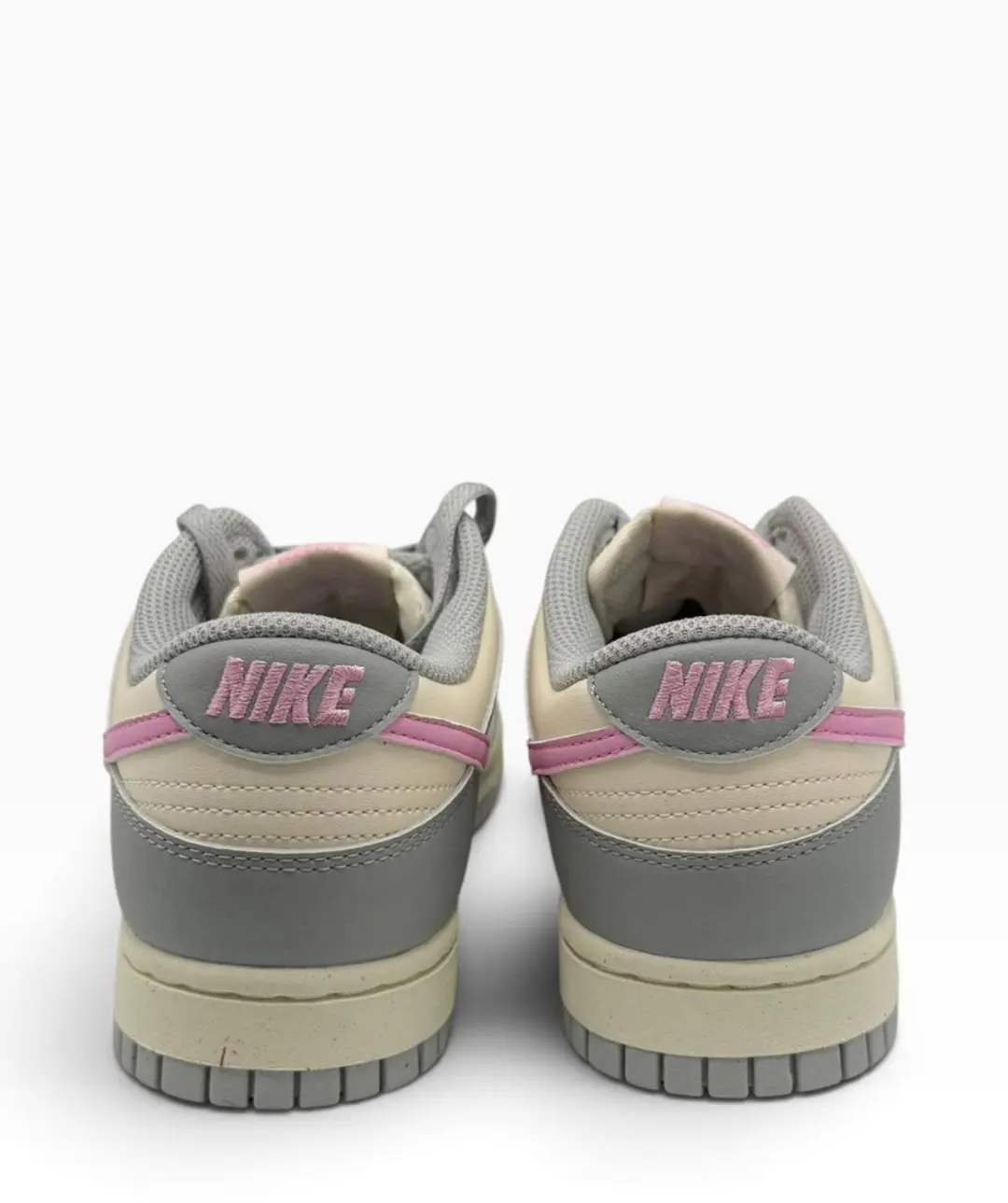 Nike Dunk Low Next Nature Sneakers - Gebroken Wit/Grijs/Roze - Maat 40 - afbeelding 4 van 6