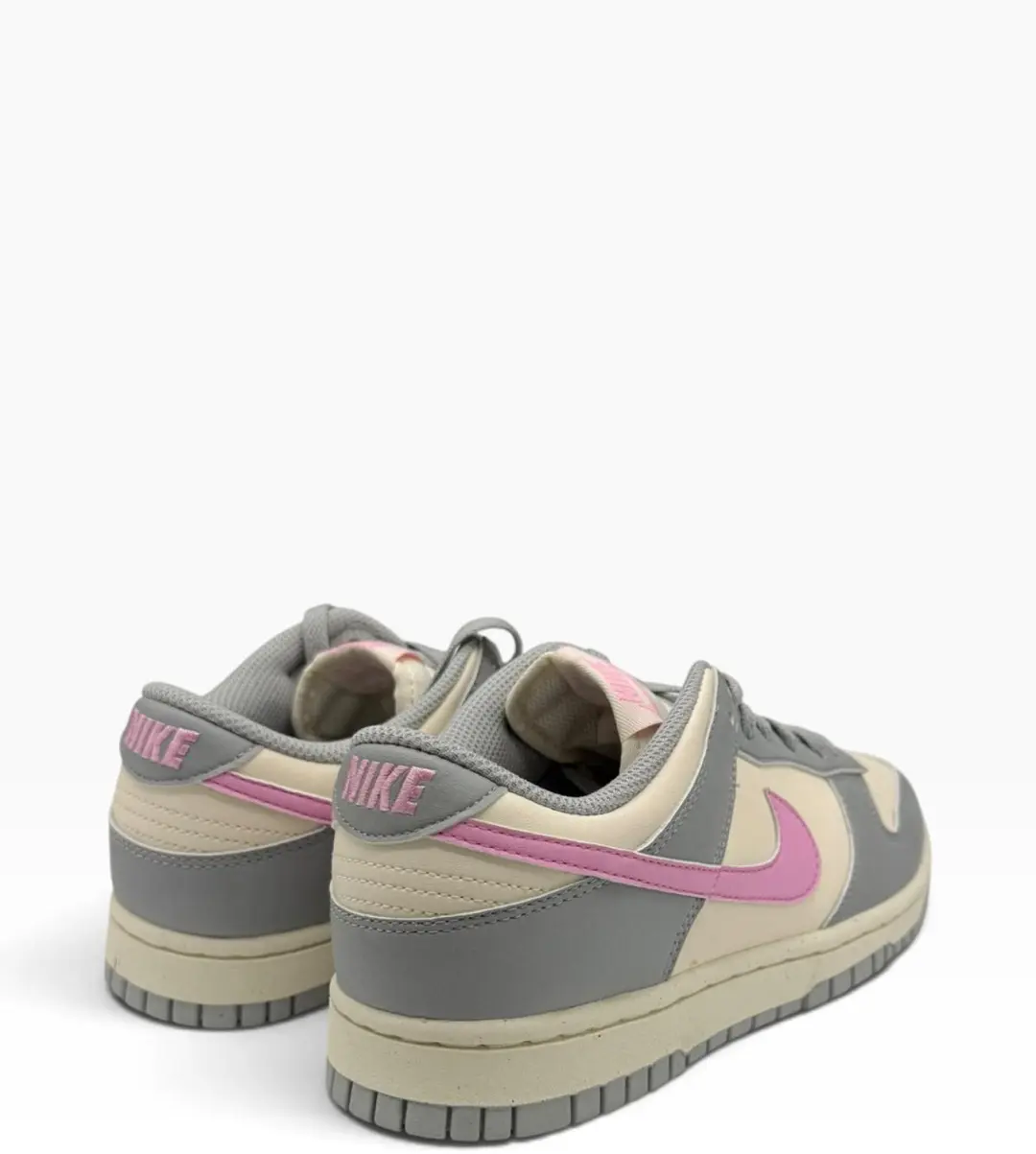 Nike Dunk Low Next Nature Sneakers - Gebroken Wit/Grijs/Roze - Maat 40 - afbeelding 5 van 6