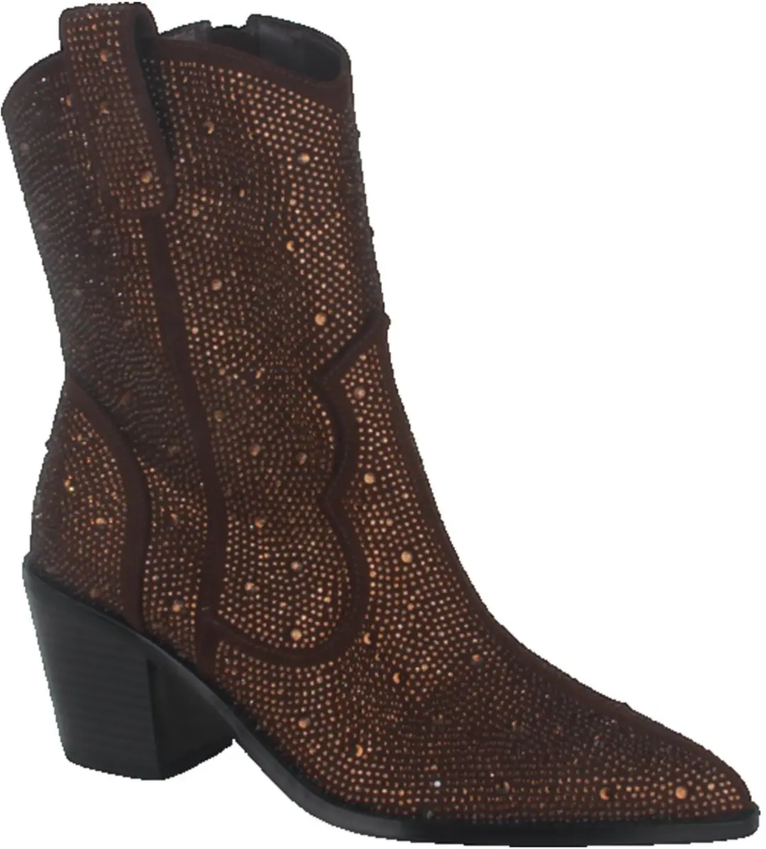 La Strada 2303493-2220 DK BROWN dames enkellaarzen gekleed maat 39 bruin