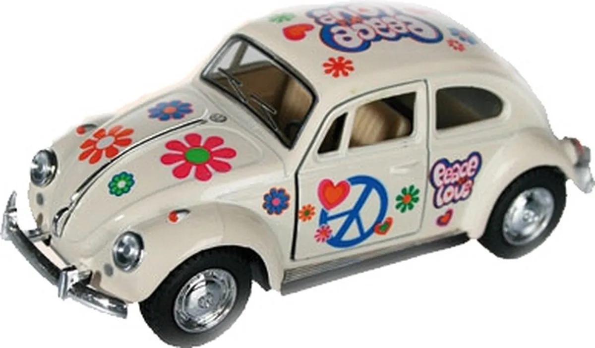Volkswagen Kever Modelauto Flower Power Edition