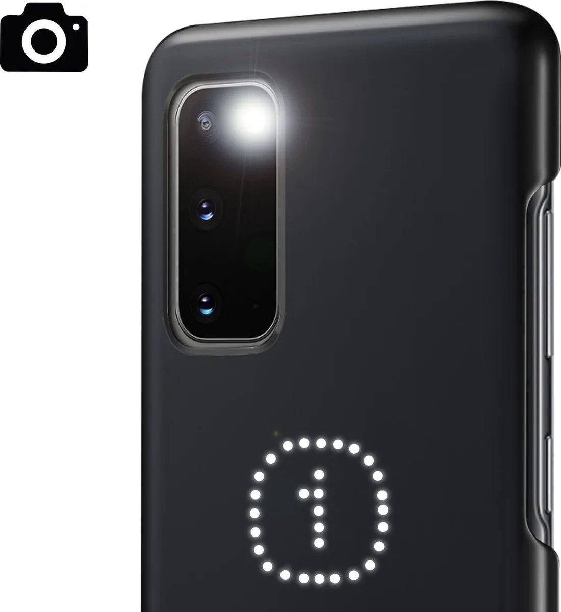 Samsung EF-KG980CBEGEU Hoesje - Galaxy S20 - Zwart