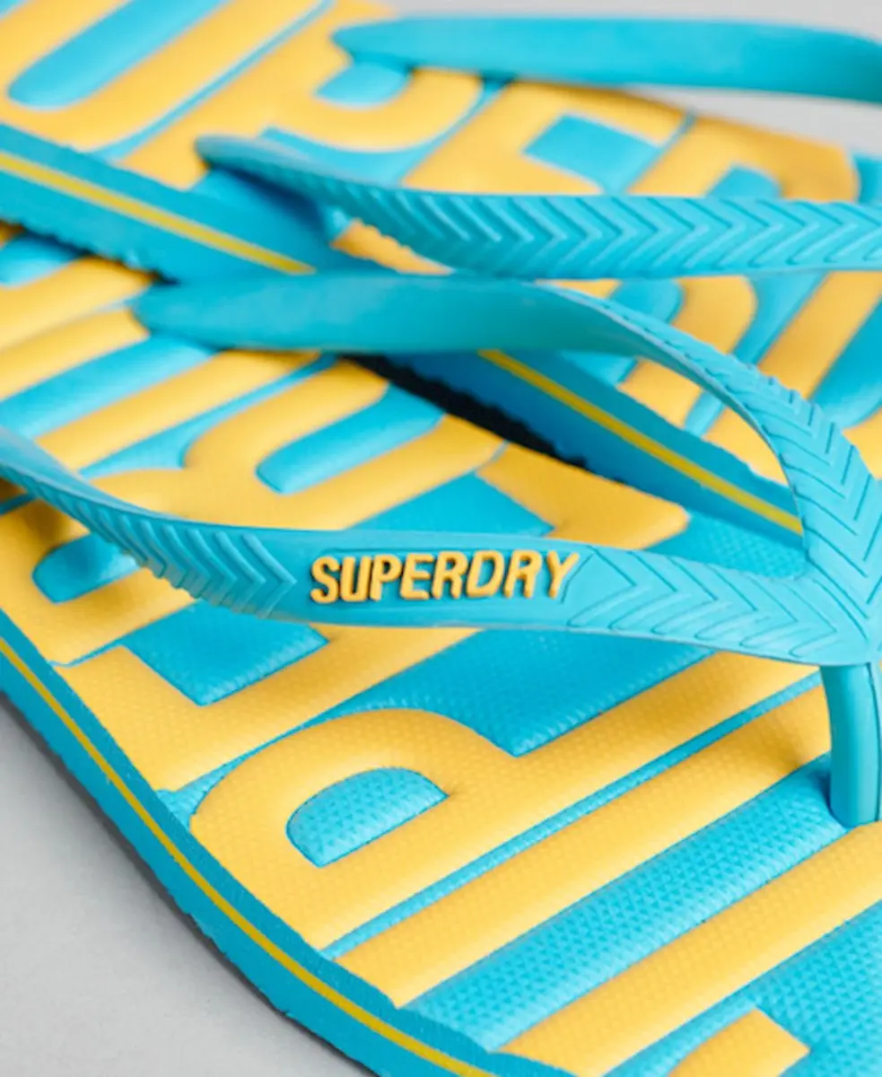Superdry Dames Vegan Teenslippers Beach Blue - afbeelding 5 van 6