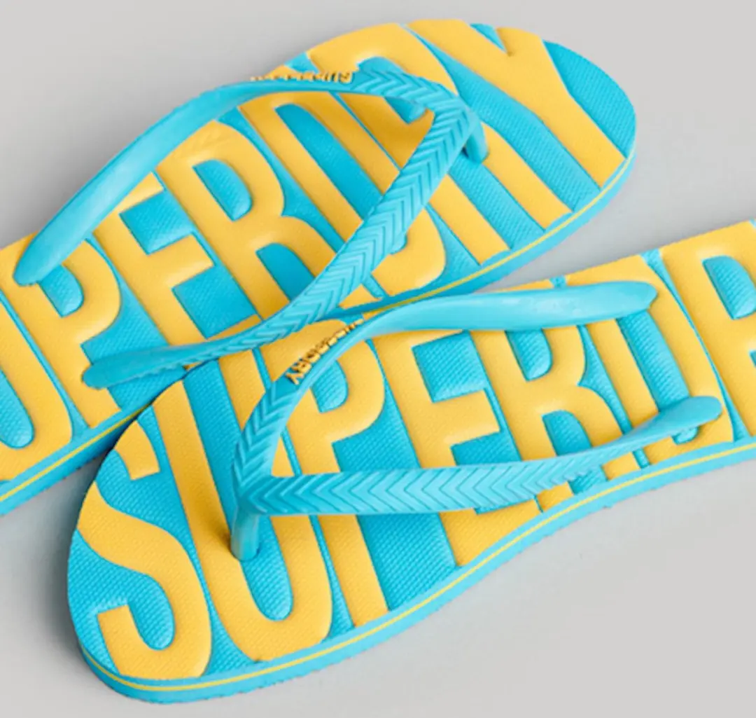 Superdry Dames Vegan Teenslippers Beach Blue - afbeelding 3 van 6