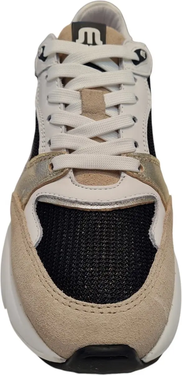 Maruti Raven Sneakers - 40 - Beige/Black/White - afbeelding 4 van 6