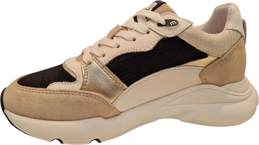 Maruti Raven Sneakers - 40 - Beige/Black/White - afbeelding 5 van 6