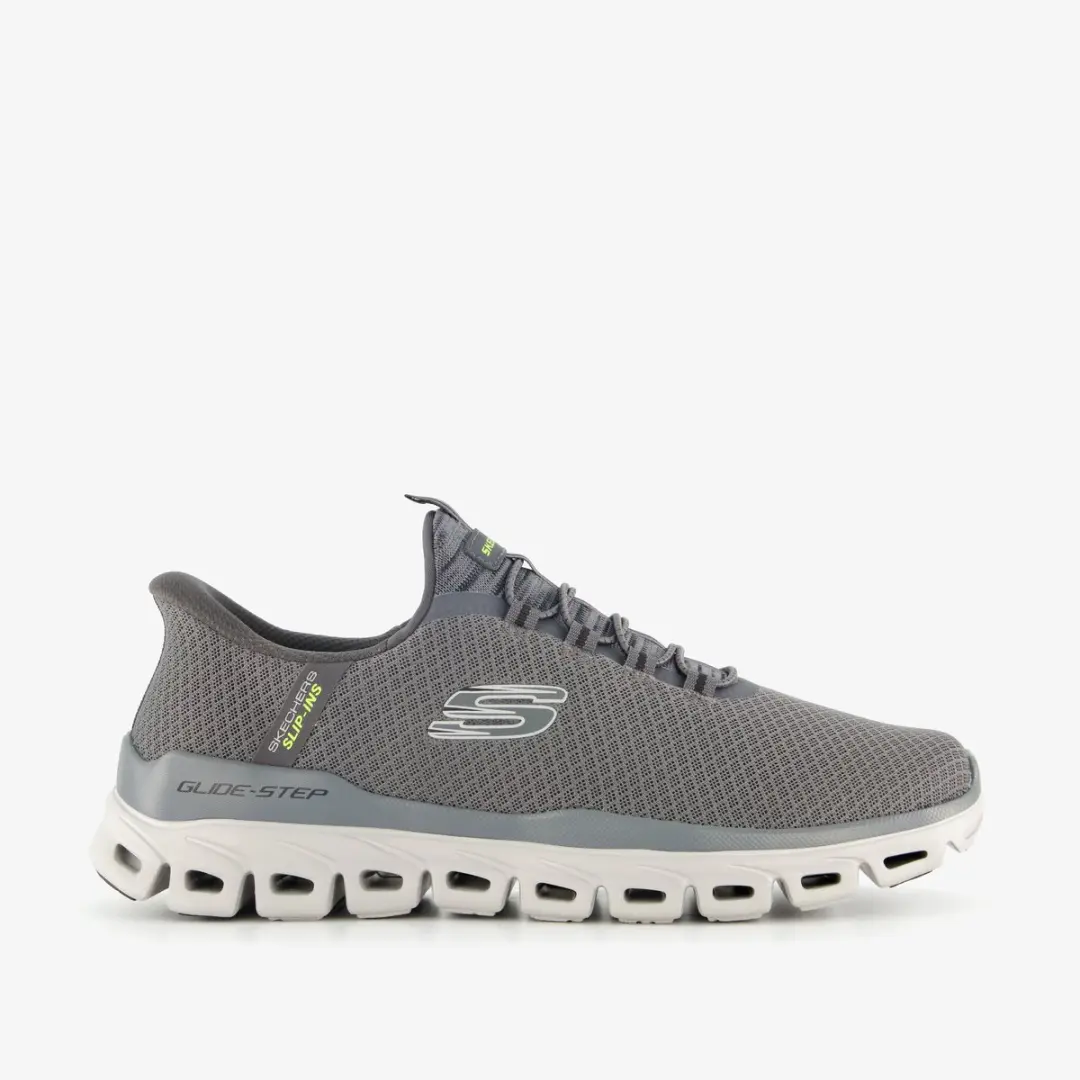 Skechers Slip-ins Glide-Step Heren Sneakers - Maat 41 - Grijs - afbeelding 4 van 6