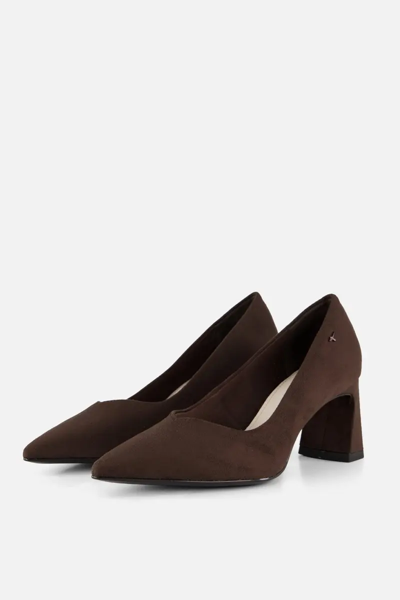 Tamaris Pumps mocca bruin Suède