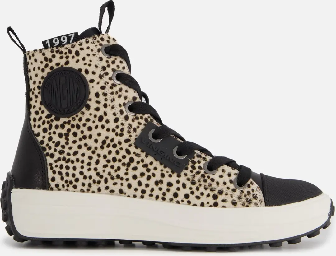 Noa Mid sneakers zwart