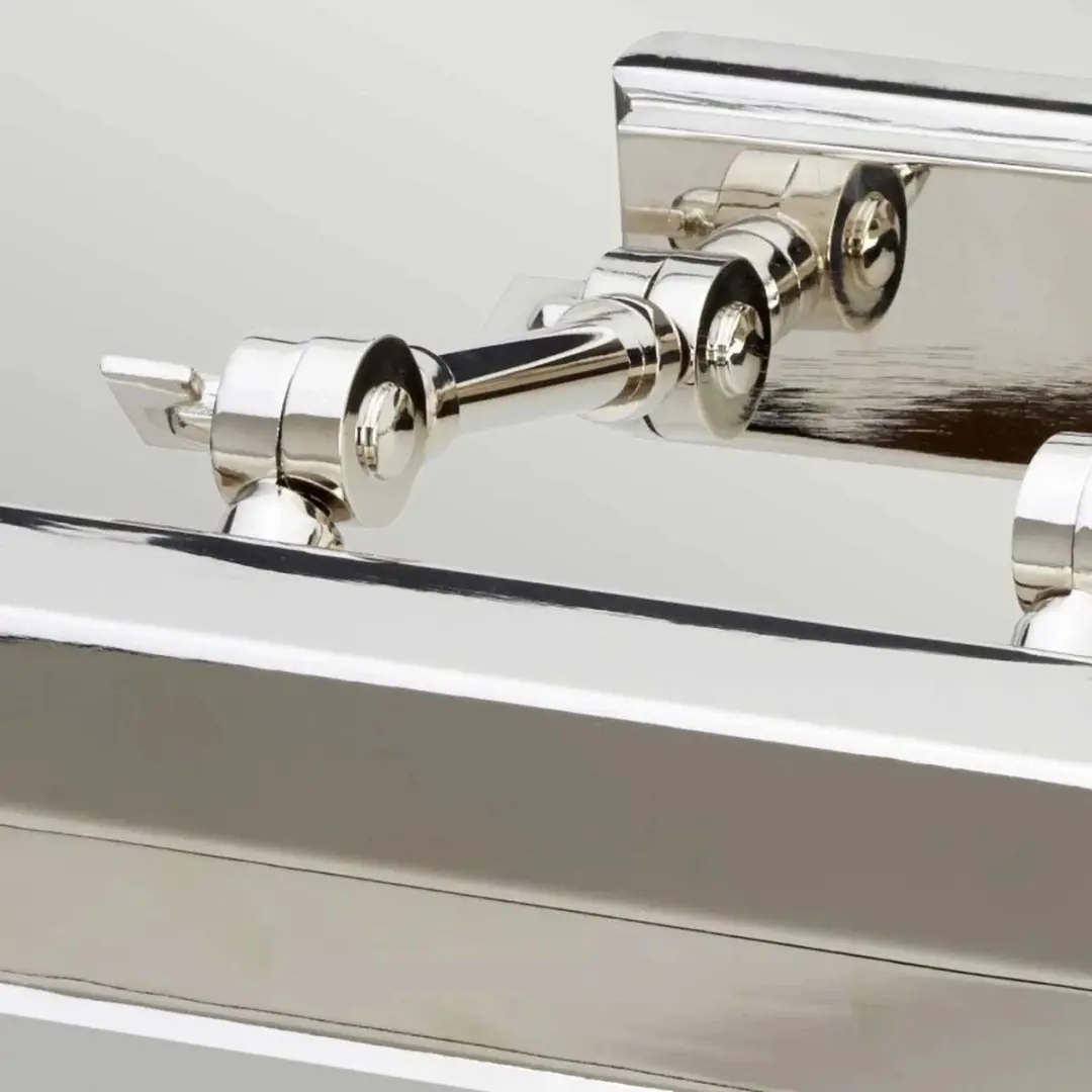 Elstead Lighting Chawton LED Schilderijverlichting - 2x E14 40W - Dimbaar - Polished Nickel - afbeelding 5 van 5