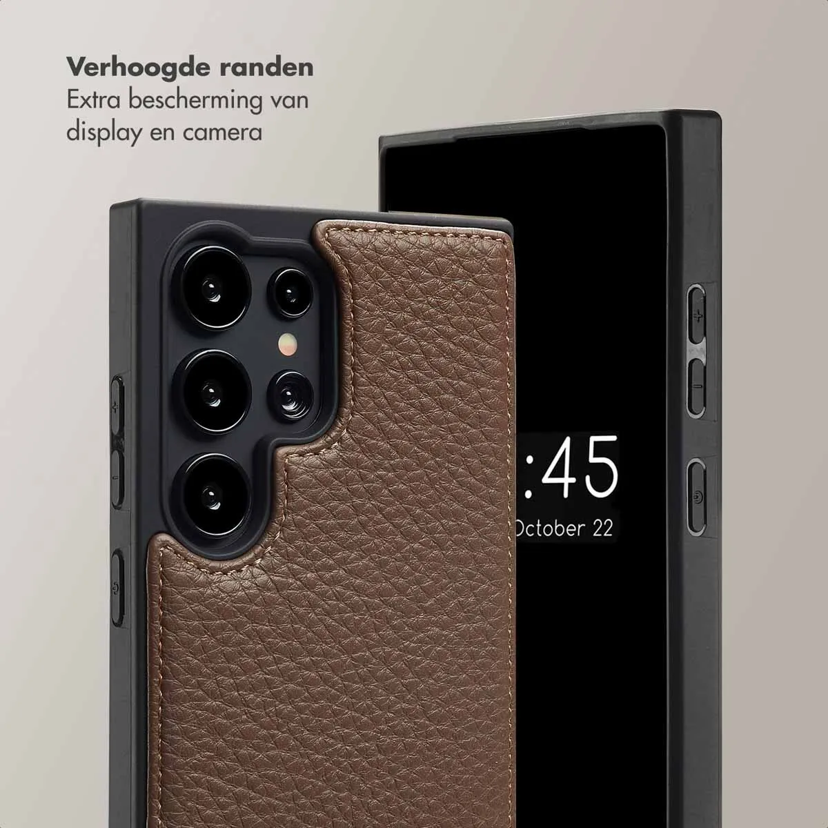 Selencia Hoesje Samsung Galaxy S24 Ultra - Mocha Brown - afbeelding 6 van 6