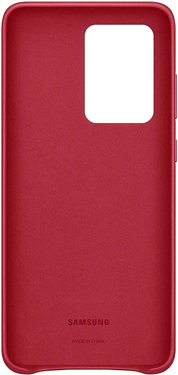 Samsung Leather Hoesje Galaxy S20 Ultra - Rood - MPN 8806090266041