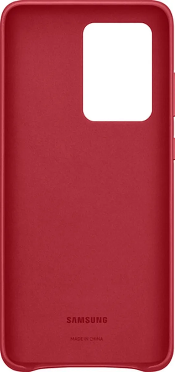 Samsung Leather Hoesje Galaxy S20 Ultra - Rood - MPN 8806090266041
