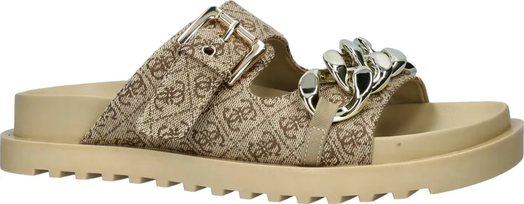 Guess Fatema Slides - Beige - Maat 39 - afbeelding 3 van 6