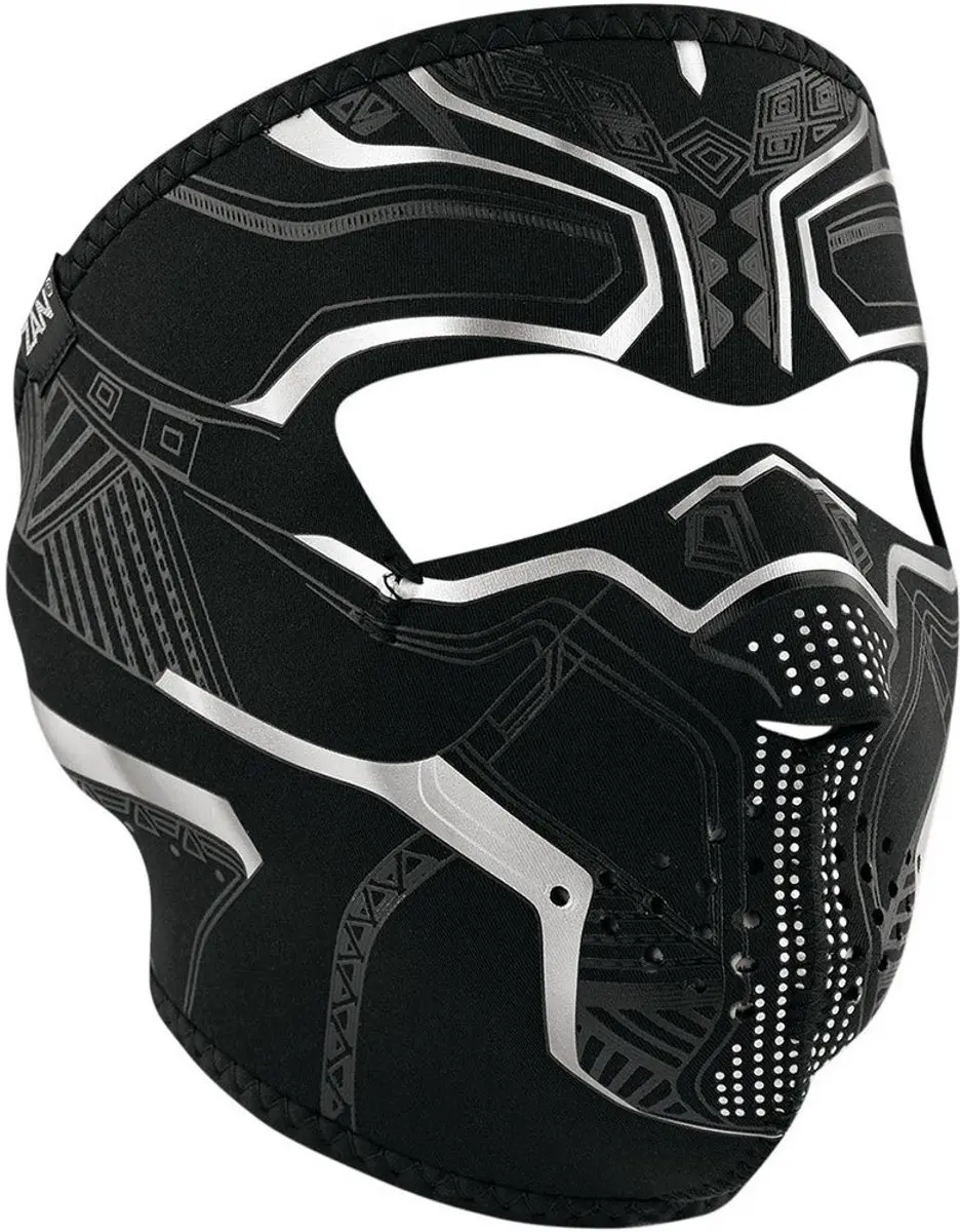 Zan Headgear Neoprene Full Mondkapje Wit,Zwart Vrouw