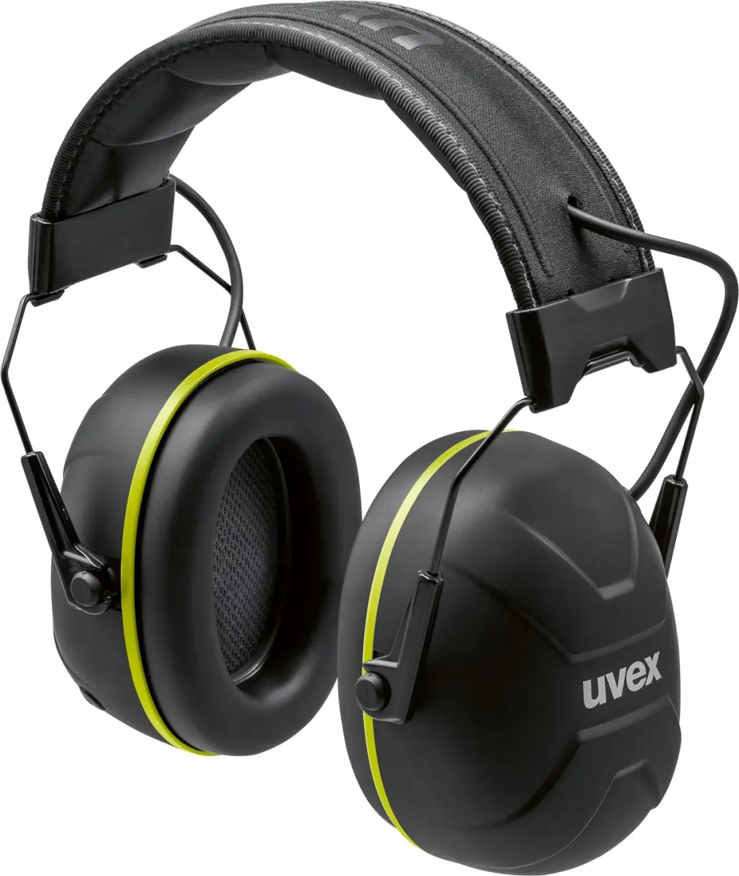 Uvex aXess one 2.0 Actieve Oorkappen Bluetooth 5.2 SNR 31dB Zwart/Limoen