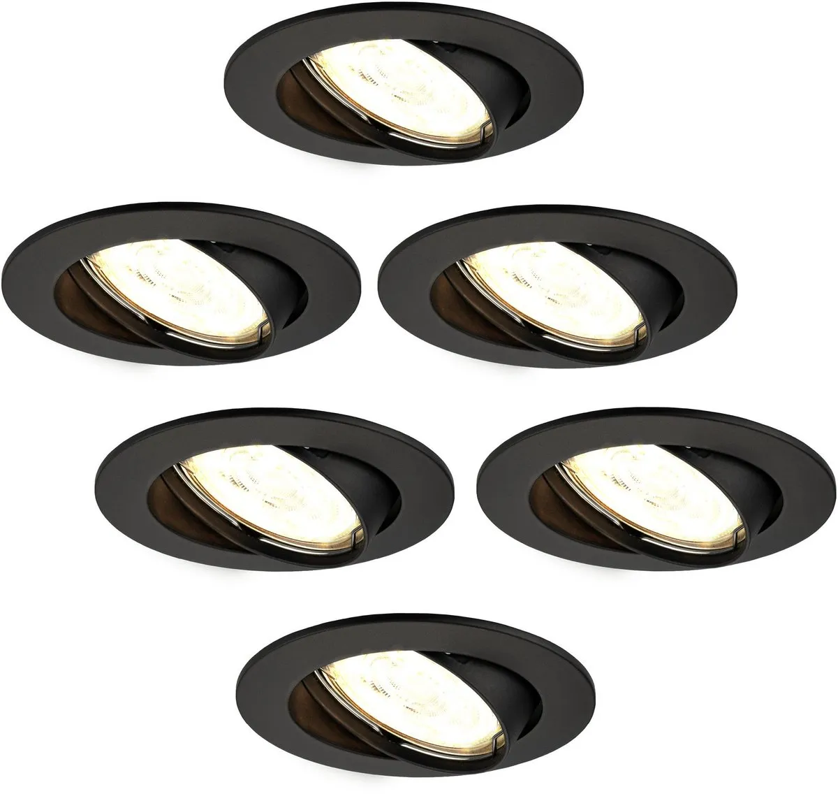 LEDVION 6X Inbouwspot Amsterdam Wit