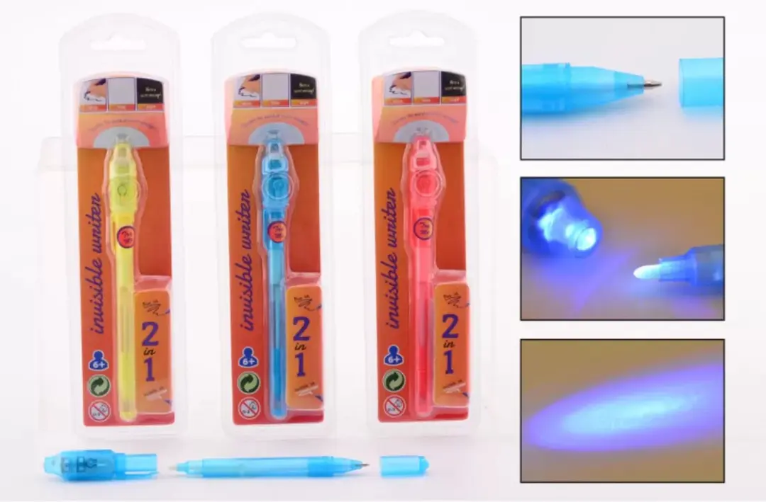 John Toys Geheimschriftpen 2-in-1 - Assorti