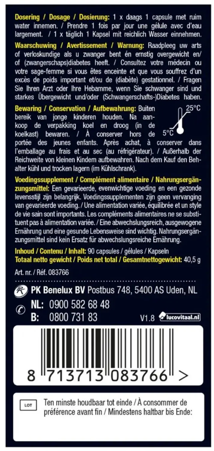 Lucovitaal Pre & Pro Bioticomel - 90 Capsules