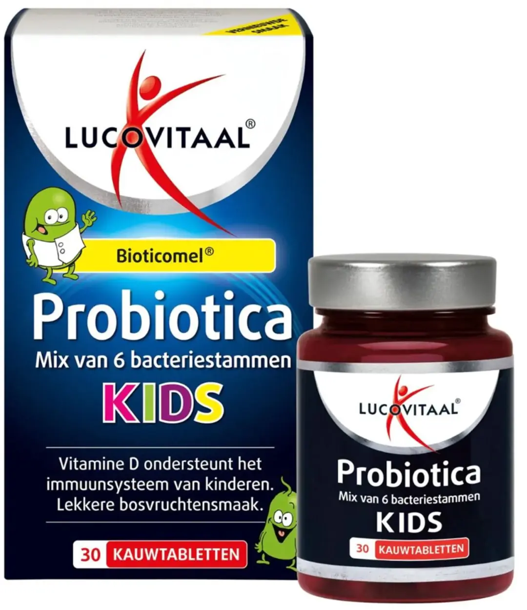 Lucovitaal Probiotica Kids Kauwtabletten - 60 Stuks
