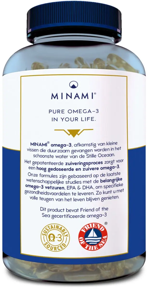 Minami MorEPA Original Omega-3 240 Softgels - afbeelding 5 van 5