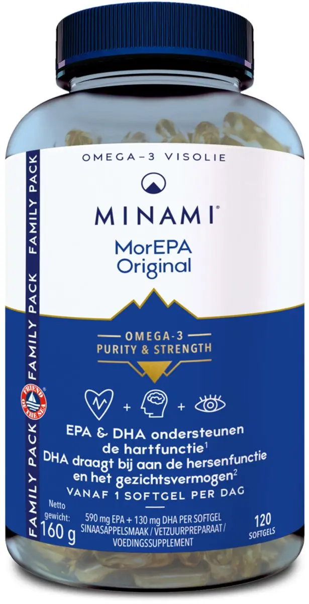 Minami MorEPA Original Omega-3 240 Softgels