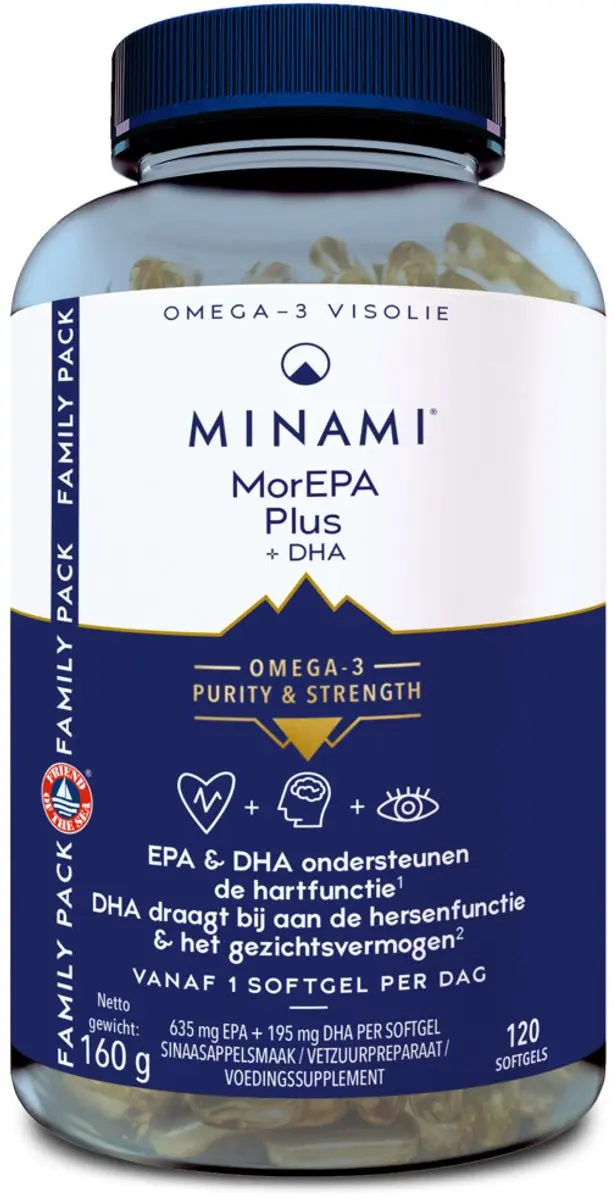 Minami MorEPA Plus Omega-3 240 Softgels