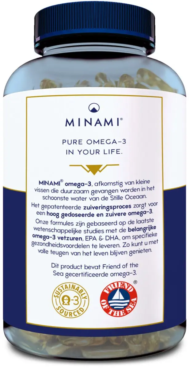 Minami MorEPA Plus Omega-3 240 Softgels - Voordeelverpakking - afbeelding 5 van 5