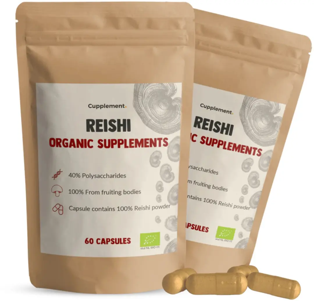 Cupplement Reishi Organic 120 Capsules