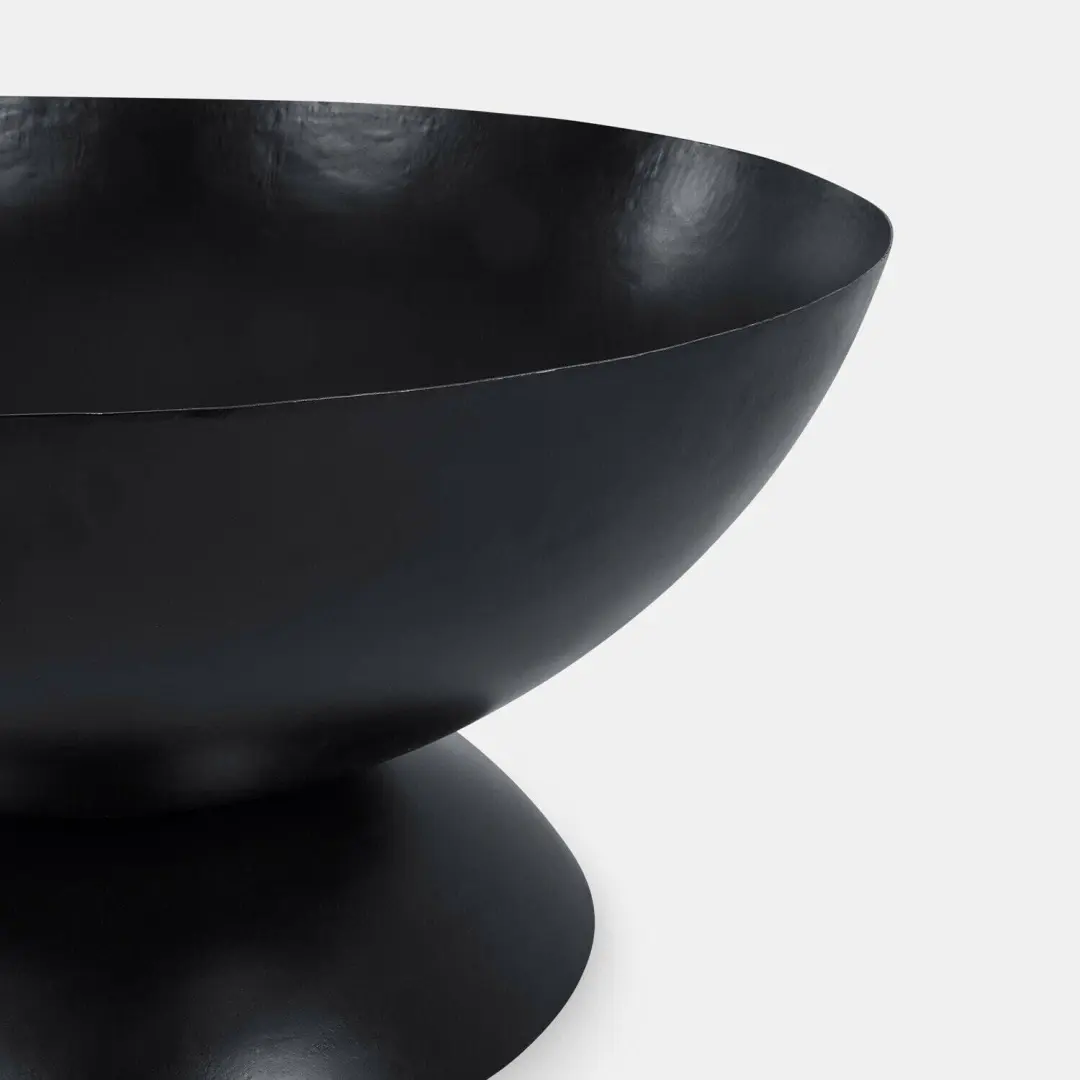 Loberon Vuurschaal Sahrakon 80cm - Antiekzwart - afbeelding 2 van 5