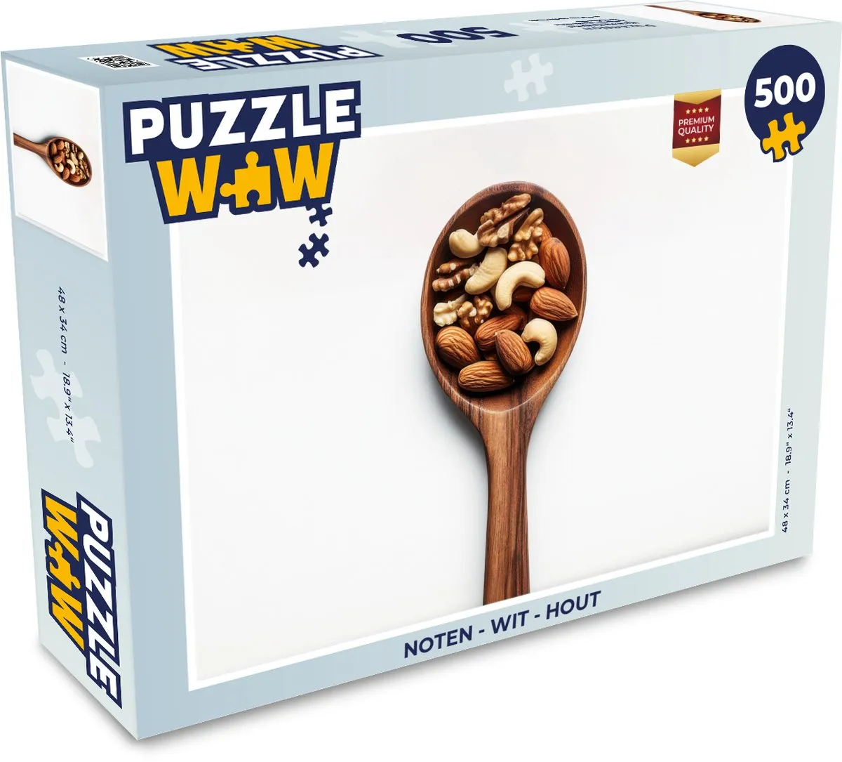 PuzzleWow Noten Legpuzzel 500 Stuks