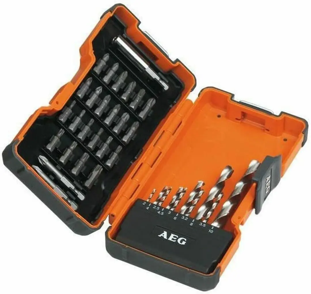 AEG 35-delige HSS-G Boor- en Bitset