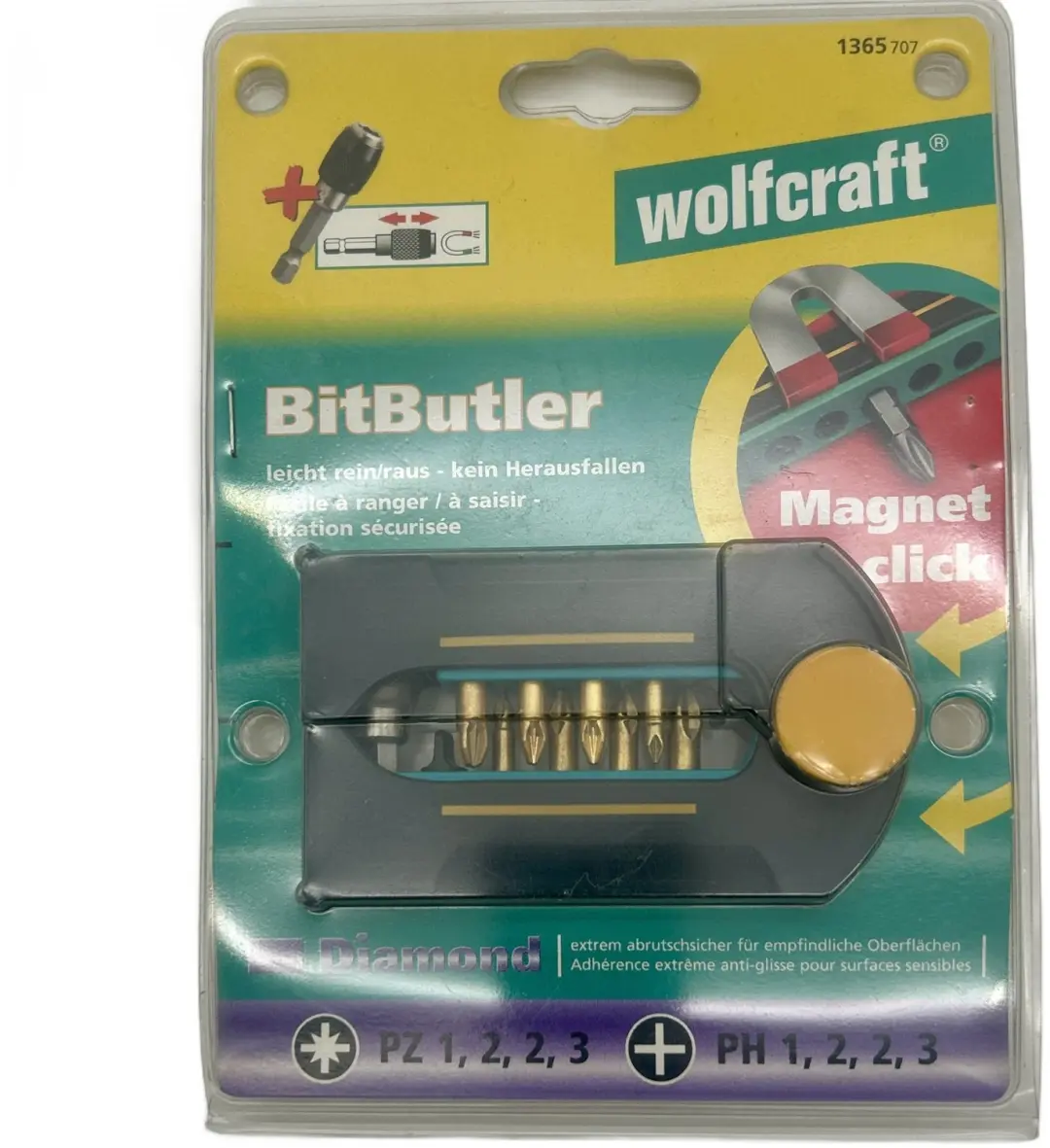 Wolfcraft Titanium Bitset PH PZ 9 Stuks 1365000