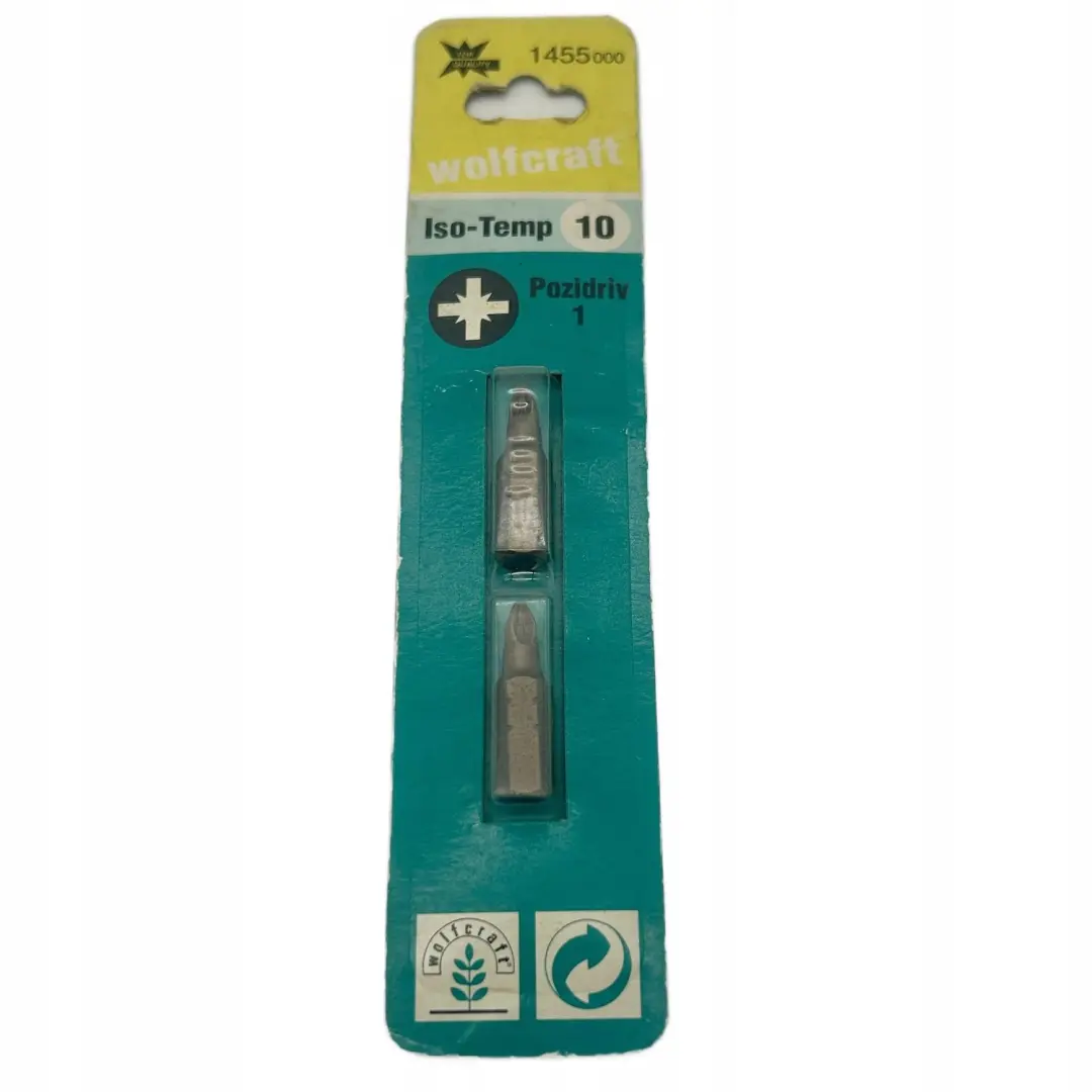 Wolfcraft Bit PZ1 Iso-Temp 2 stuks