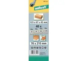 Wolfcraft Schuurblok Kurk + 40 Schuurvellen (70x210mm)