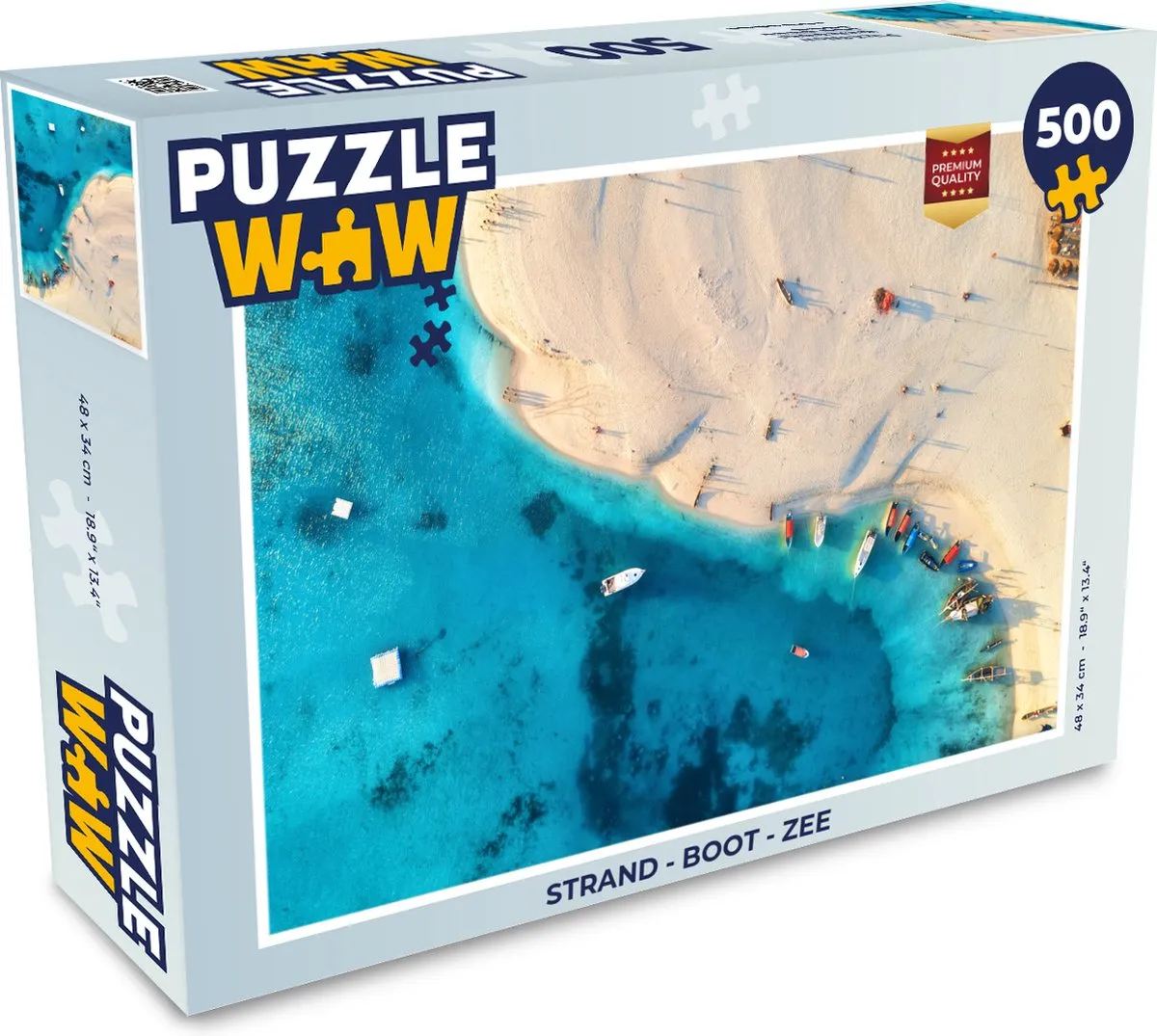 PuzzleWow Legpuzzel 500 Stuks Multicolor - 7421634058053