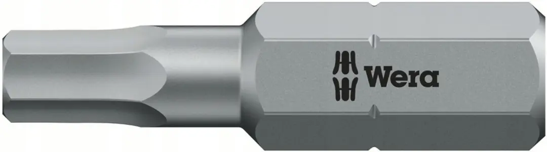 Wera BO 6x25mm Hex-Plus Bit 1/4" met gat