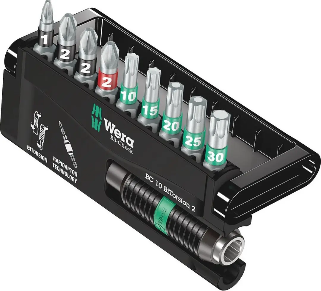 WERA Bit-Check 10 BiTorsion 2 Bitset