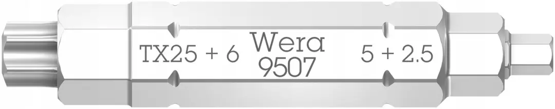 Wera 4-in-1 Bit 2.5/5/6mm TX25 37mm - afbeelding 5 van 5