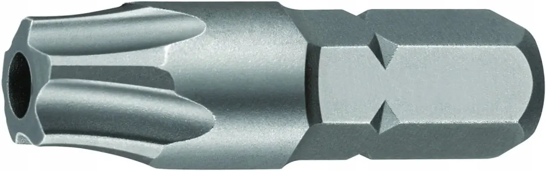 Stahlwille Torx Bit 1/4" 5-sterren met geleidingsgat, 26mm