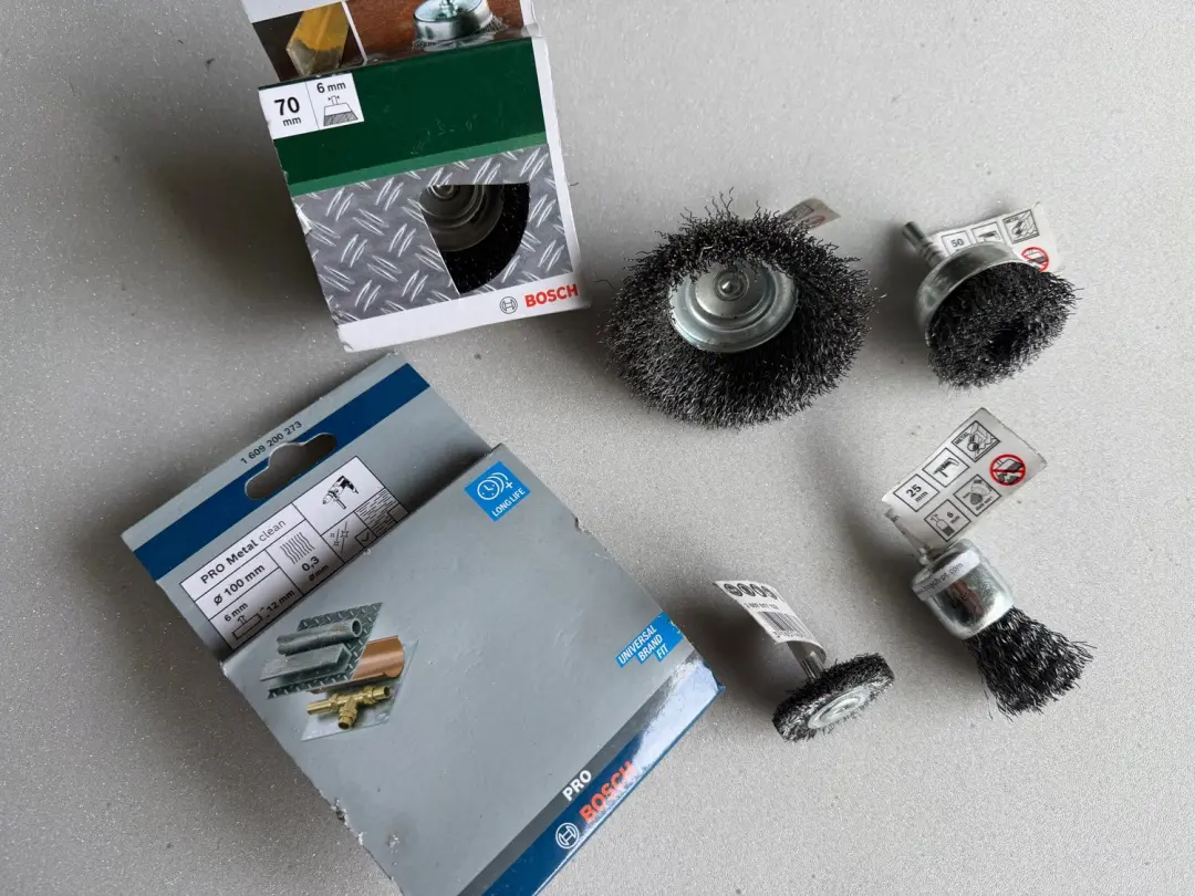 Bosch Metaalborstel Set 6mm Schacht