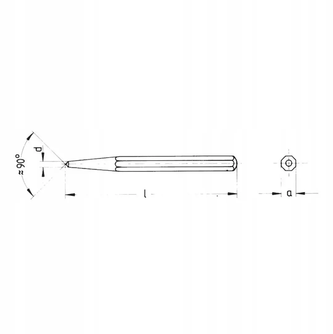 Wurth Center Punch 120mm