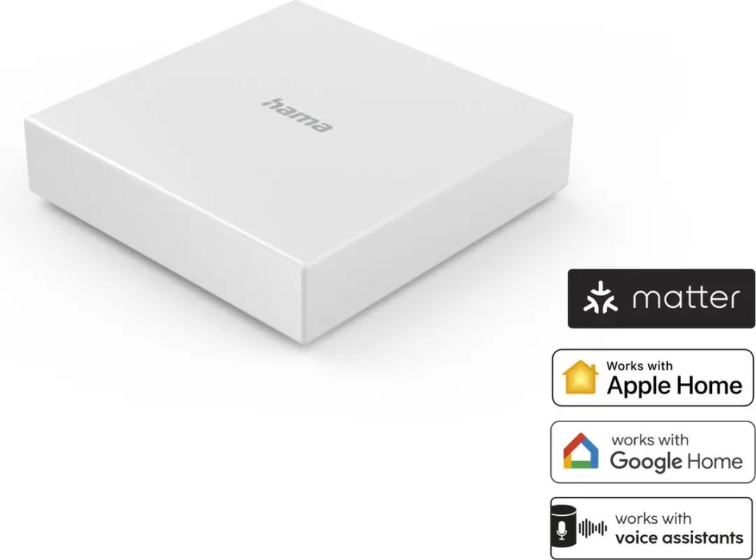 Hama 00176637 Smart Home Hub - Matter/Zigbee/Thread - IP-switch - afbeelding 4 van 6