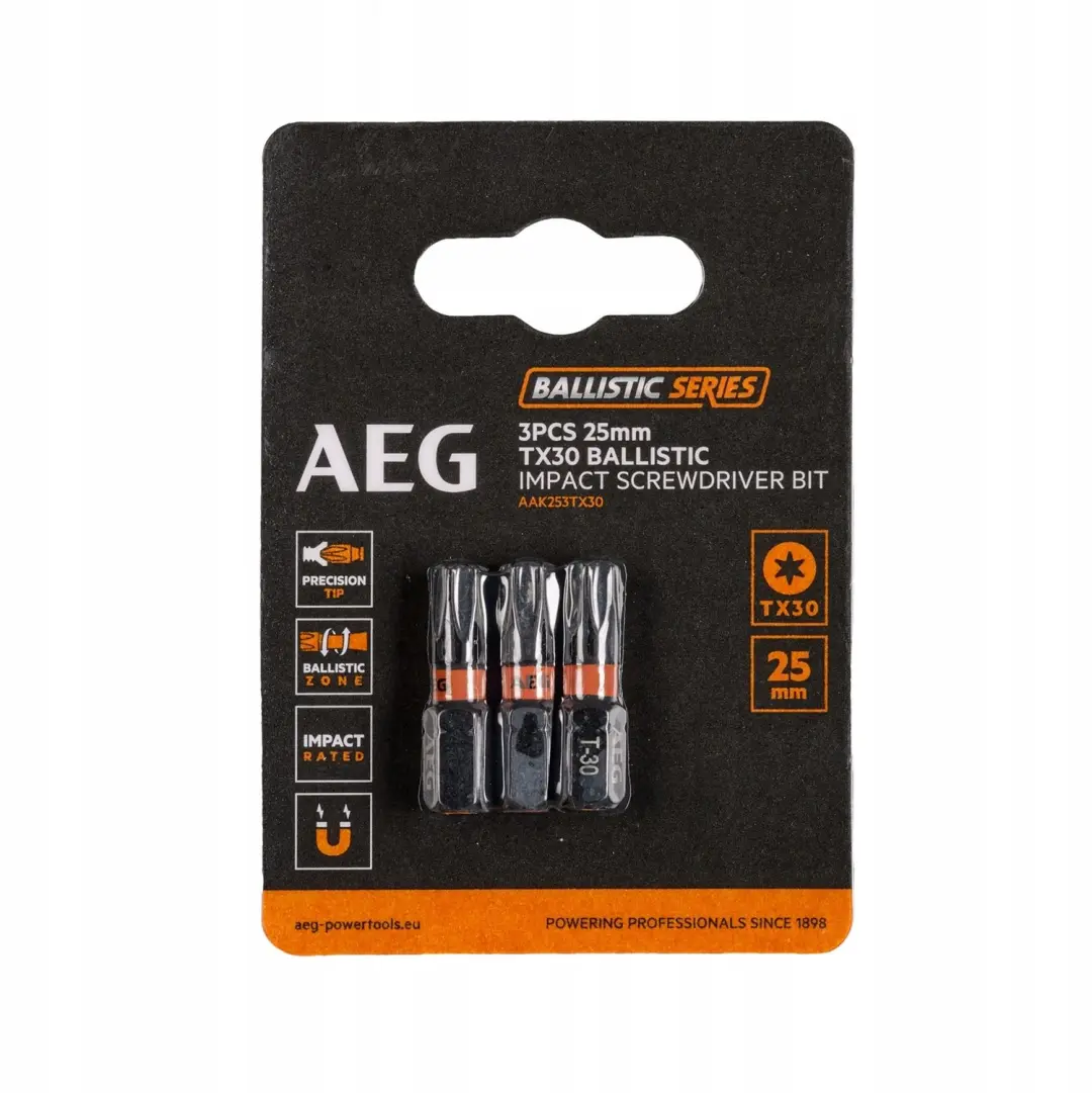 AEG Ballistic Bitset TX30 25mm 3 stuks